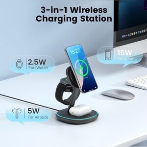 EnergyCell 3-in-1 Wireless Charging Station